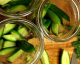 A picture of step 3 of Quick Pickle (Cucumber).