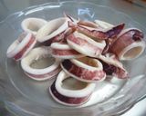 A picture of step 3 of Simmered Squid and Potatoes.