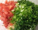 A picture of step 5 of Tabbouleh Parsley Salad.