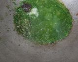 A picture of step 4 of Spinach garlic noodles.