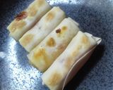 A picture of step 5 of Mini Gyoza Skin Burritos.