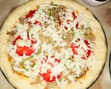 A picture of step 19 of Shredded beef pizza.
