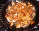 A picture of step 6 of Vickys Crumbed Fish with Garlic Mushrooms, Gluten, Dairy, Egg & Soy-Free.