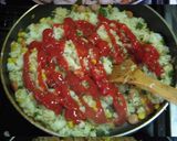 A picture of step 2 of Rice Gratin with Easy Homemade Bechamel Sauce.