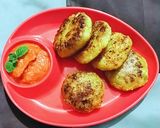 तंदुरी समोसा मोमोज (tandoori samosa momos recipe in marathi) रेसिपी स्टेप 9 फोटो