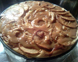 A picture of step 11 of sunshines caramel apple cheesecake.
