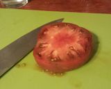 A picture of step 2 of Caprese salad.