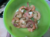Enoki Udang Asam Manis Pedas