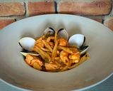 Foto del paso 14 de la receta: Trofie con langostinos y salmón