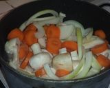 A picture of step 5 of Beef Bourguignon.