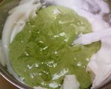 A picture of step 5 of Easy & Fluffy Matcha Green Tea Chiffon Swiss Roll.