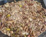 A picture of step 1 of Easy granola for healthy breakfasts.