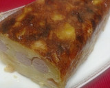 Foto del paso 6 de la receta: Pastel salado con patatas y salchichas de ave