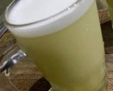 A picture of step 3 of Chayote orange juice.