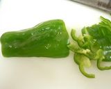 A picture of step 1 of Chikuwa and Green Pepper--Kids Will 'Em Right Up.