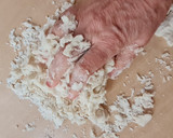 Foto del paso 1 de la receta: Cavatelli 🇮🇹 🤤🍝pasta casera, fácil, económica y sin huevo