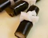 A picture of step 4 of Burdock Roots Wrapped in Kombu.