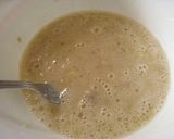 A picture of step 2 of Dairy and Egg-Free Macrobiotic Banana Cake.