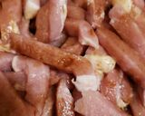 A picture of step 1 of Pork stir fry.
