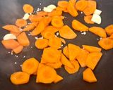 Une image de l'étape 1 de Penne aux légumes brulés.