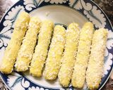 Hình bước làm 3 của món Khoai lang nhào bột chiên xù