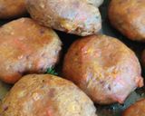Foto del paso 2 de la receta: Mini burgers veganas de alubias con duraznos marinados (🌱)