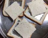 A picture of step 2 of Cheese Tomato Egg Toast.