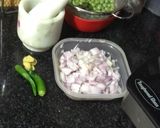 A picture of step 4 of Dal Chingri/Red Lentils with Shrimps.