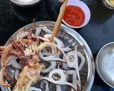 Hình bước làm 2 của món Mực lá chiên vàng