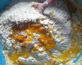 A picture of step 6 of Orange vanilla cake #4weekschallenge.