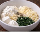 A picture of step 3 of Hot Spinach Dip.