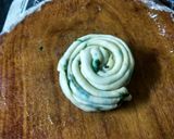 A picture of step 2 of Dhaniya laccha paratha.