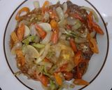 Foto langkah ke 6 dari resep Telur ceplok saus tiram.