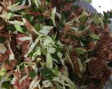 A picture of step 2 of Vegetable burger.
