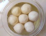 A picture of step 3 of Rasogulla.
