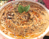Foto del paso 10 de la receta: Paté de berenjena asada, garbanzos y tomate seco con albahaca 🌿 (versión mambo y normal)