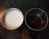 A picture of step 1 of Chocolate Cake.