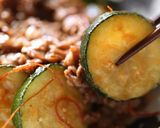 A picture of step 8 of Gochujang & Lemon Flavored Zucchini and Beef.