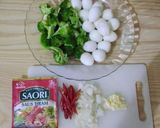 Foto langkah ke 2 dari resep 7. Tumis Brocoli Telur Puyuh.