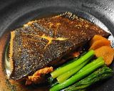 A picture of step 7 of Yellowtail with Shio-Koji Steamed in a Microwave.