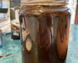 Foto del paso 1 de la receta: Cold brew iced latte de coco (o café hecho en frío con leche y hielos)