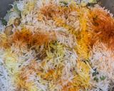 A picture of step 6 of Chicken malai biryani.