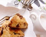 A picture of step 8 of Easy Chocolate Maple Scones.
