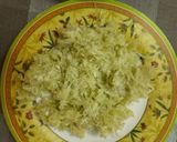 A picture of step 1 of Lauki kofta.
