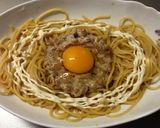 A picture of step 7 of Teriyaki Mayonnaise Natto Pasta for Lunch at Home.