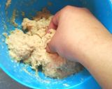 A picture of step 4 of Easy and Economical Karaage-kun Made From Ground Chicken and Tofu.
