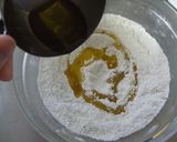 A picture of step 3 of Salted Shortbread Cookies with Olive Oil.