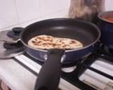 A picture of step 6 of Naturally Leavened Naan made in a Frying Pan.