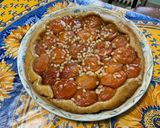 Une image de l'étape 8 de Tarte renversée aux abricots et pignons de pin.