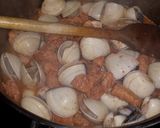 A picture of step 9 of Pork and Clams (Carne De Porco Alentejana).